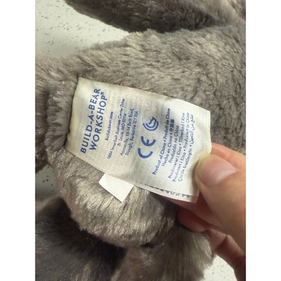 Build A Bear [BAB] Great Wolf Lodge 17in Wiley the Wolf Plush in Military Attire - Picture 9 of 12